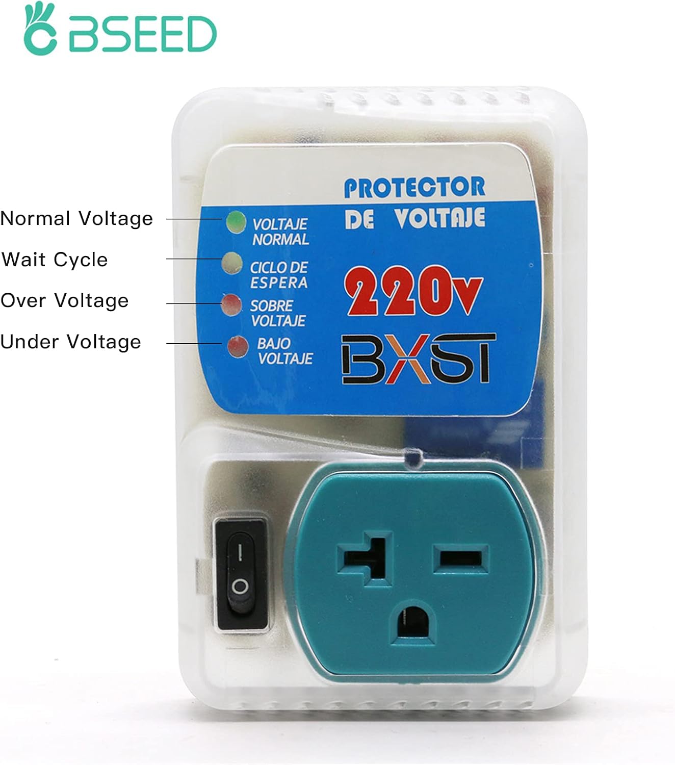 Uр Tо 40% оƒƒ BSEED 220V Surge Protector, Voltage Protector For Home Appliance, Plug In Voltage Brownout Outlet Wall Mount, US/SPAIN Plug, Power Suppressor for Refrigerator/Water Heater/Oven, 4400WATTS 20A (1 PACK) Fеаturеd Prоduсt BSEED 220V Surge Protector, Voltage Protector For Home Appliance, Plug In Voltage Brownout Outlet Wall Mount, US/SPAIN Plug, Power Suppressor for Refrigerator/Water Heater/Oven, 4400WATTS 20A (1 PACK)