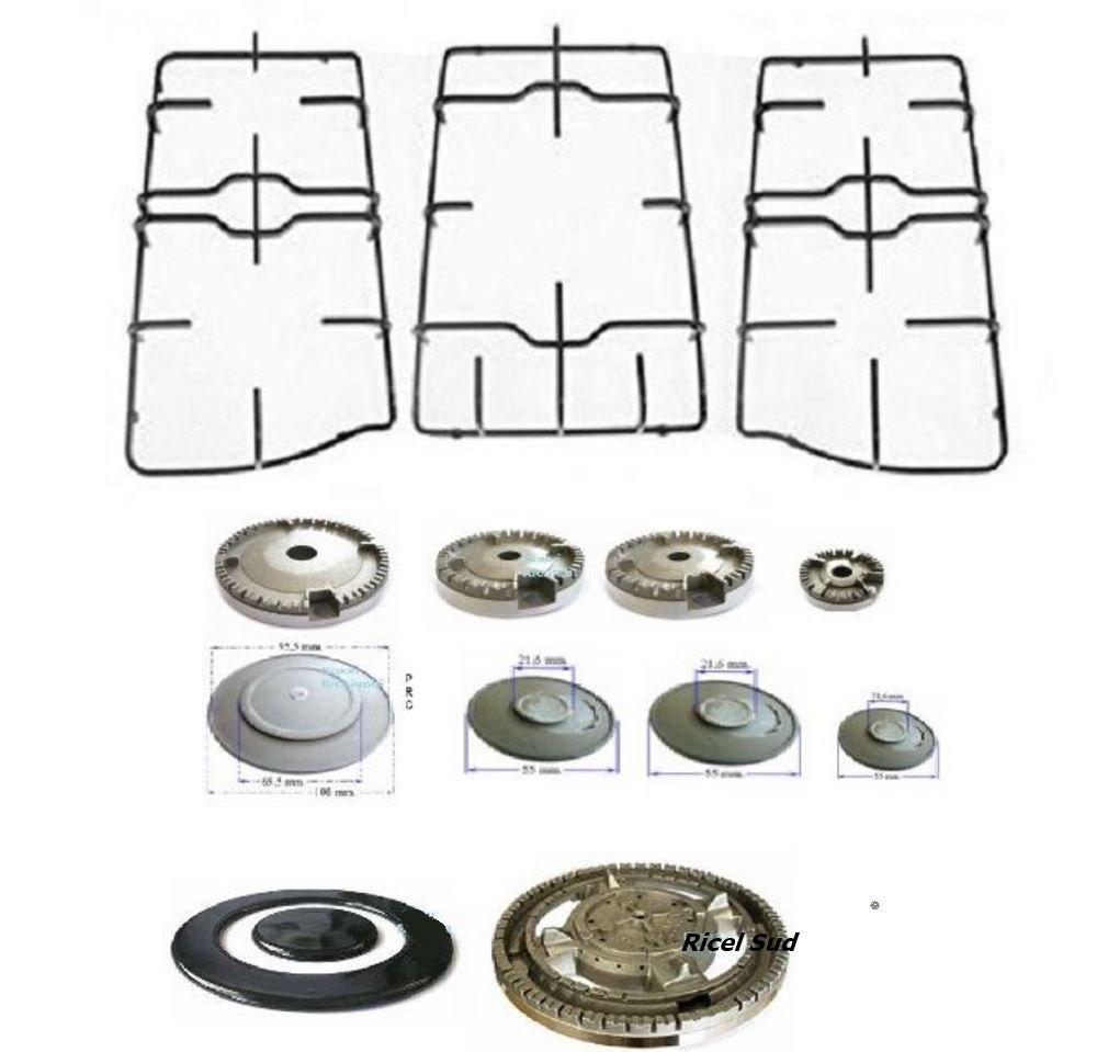 FRANKE TREND KIT COMPLETO 3 GRIGLIE + 5 FORNELLI CUCINA P 1559 B 0239 + B 0241