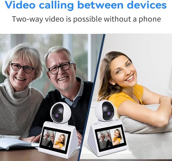 Two-Way Video Pet Dog Nanny Camera, 4.3 Screen Dual-Band 5G/2.4G
