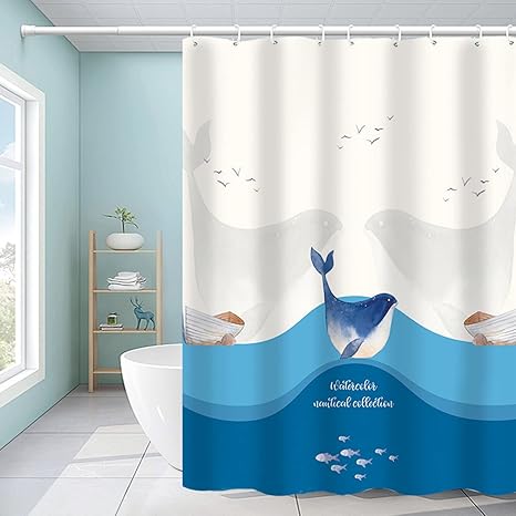 Amazon シャワーカーテン 1枚 防カビ 透けない 0cm 0cm ねこ 撥水加工 保温カーテン 冷気遮断 速乾 フック付き スタイル お風呂 洗面所 シンプル カーテン 取り付け簡単 おしゃれ 漫画風 ウサギ 間仕切り 水回り用品 バスグッズ バスカーテン シャワーカーテン