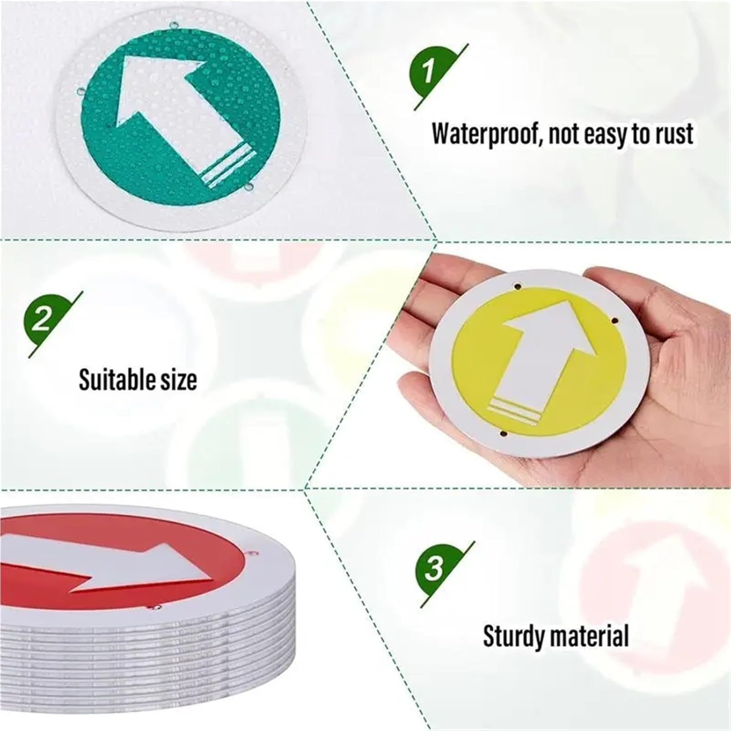 Trail Markers 40Pcs Pack Trail Markers Reflective Bright Marking Reflectors for Driveway Camping Walking Hiking Hiker for Hunting Hiking Camping Tree Stand