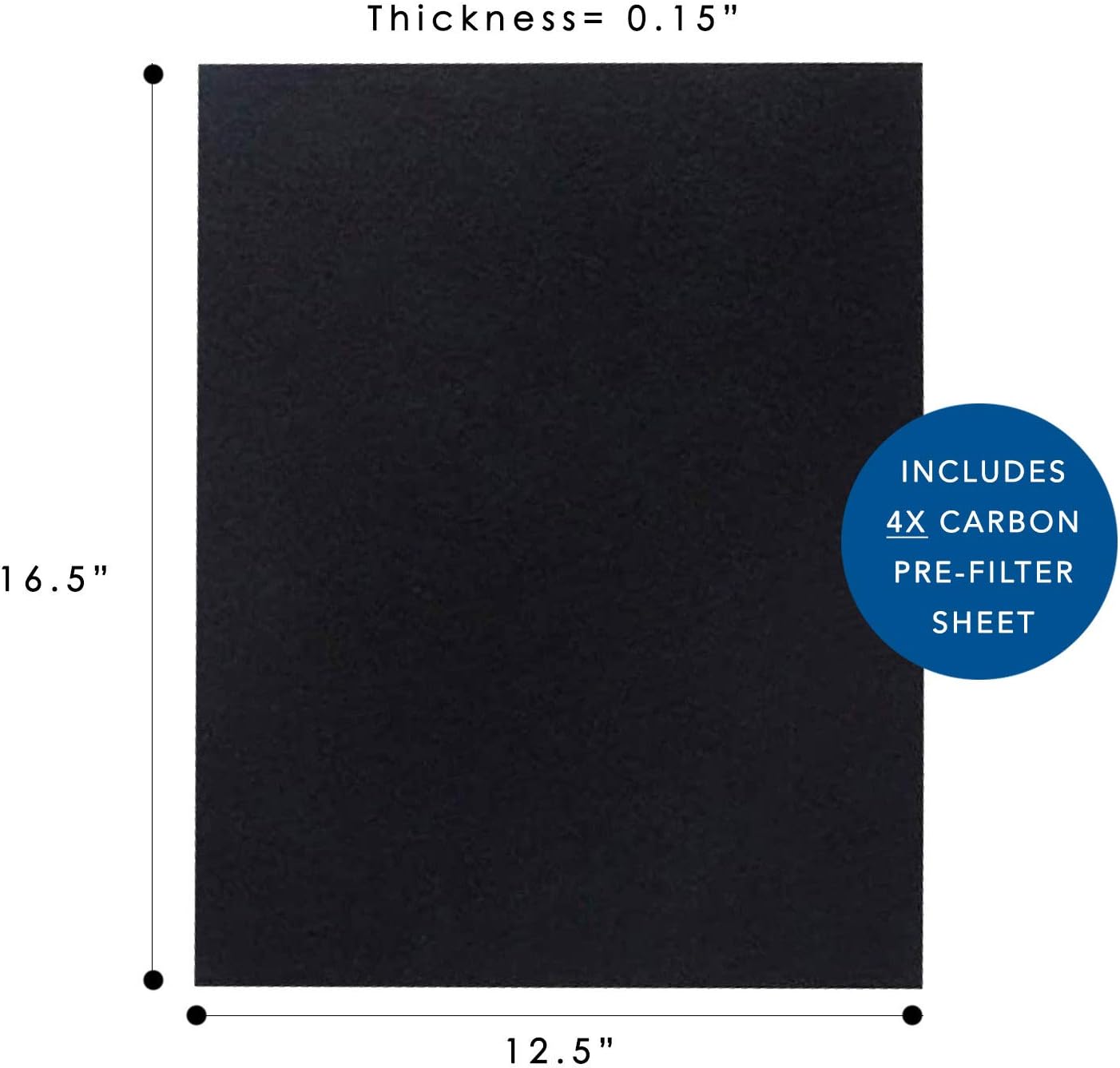 MaximalPower Replacement HEPA Filter for Winix 115115 Filter A for C535 533-2 P300 5300 Air Purifiers | Removes Dust, Dirt, Odor and More! (1 Set)