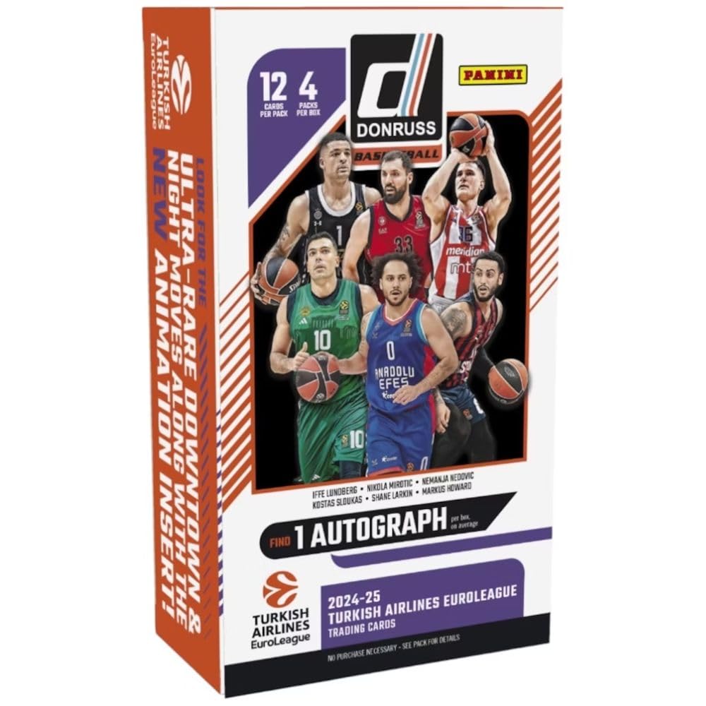 PANINI DONRUSS EUROLEAGUE 未開封 ボックス BOX Amazon.com: Panini Donruss Turkish Airlines EuroLeague