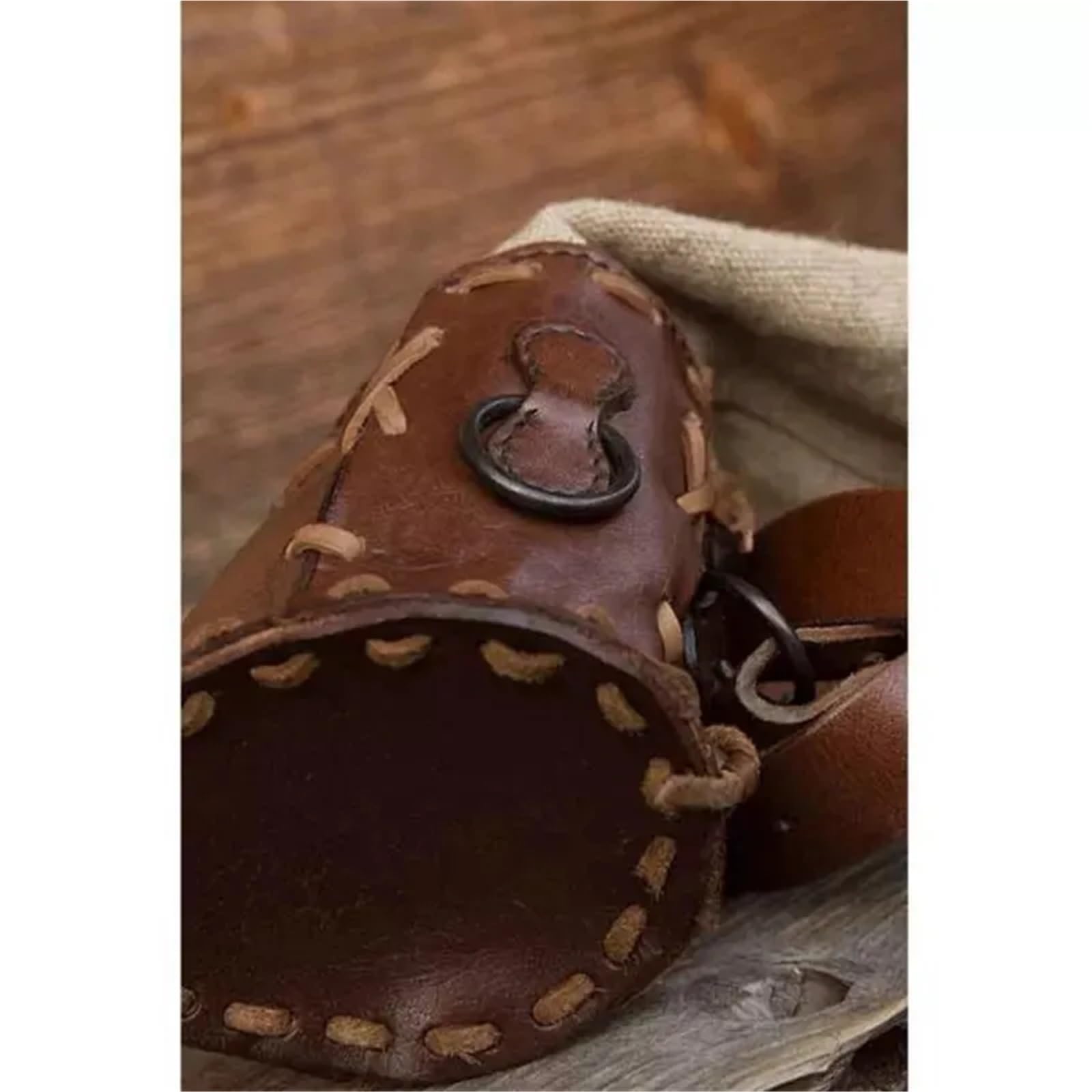 Carcaj para Flechas Tiro con Arco aljaba Cuero Espalda Flecha Titular Bolsa Funda Hombro cinturón Arquero Traje Accesorios para Tiro Al Blanco Colgante