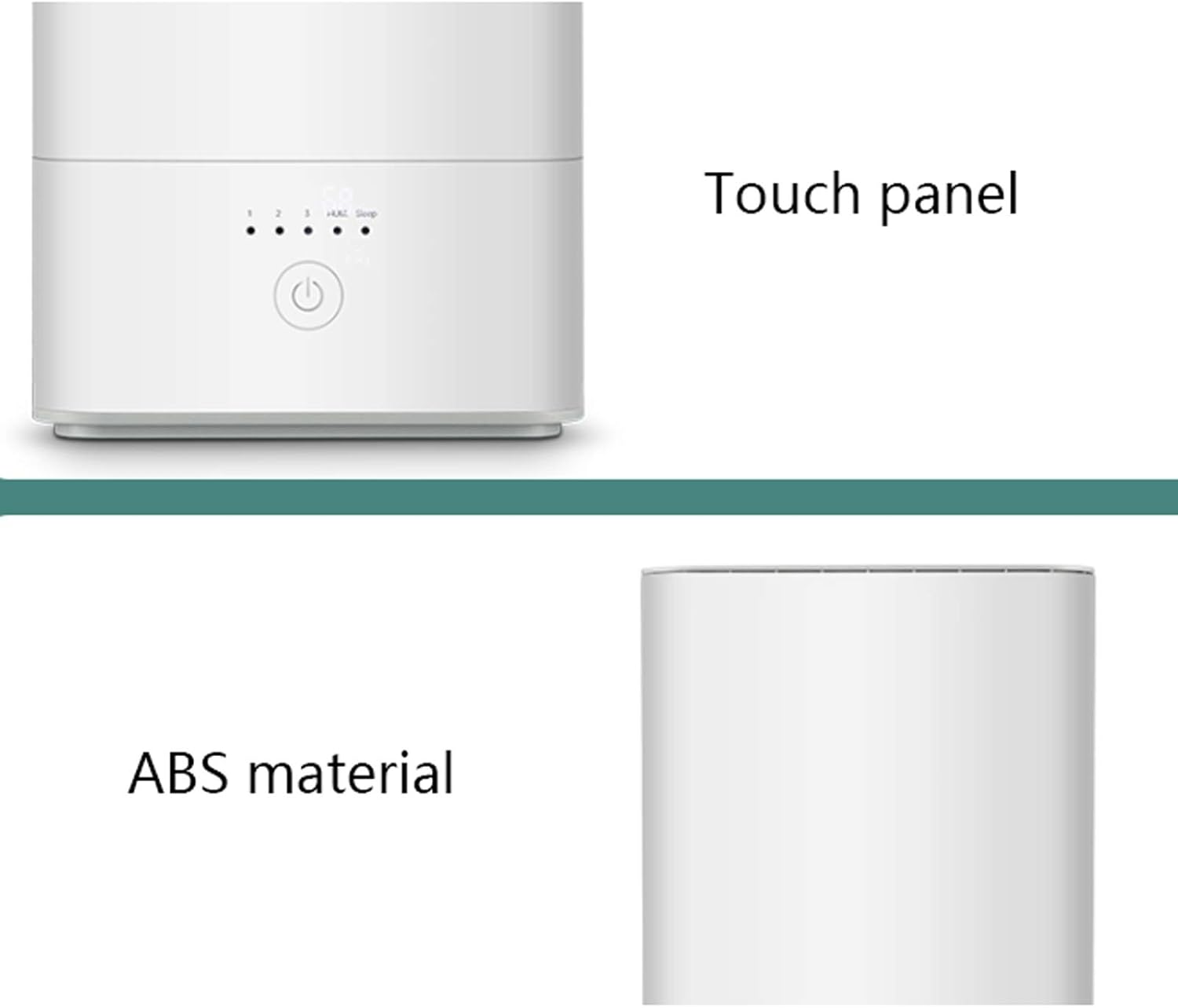 Humidifier Top Fill Humidifiers 36dB Quiet Air Intelligent Constant Humidity and Waterless Auto Shut-Off Humidifier with 3 Level Cool Mist Adjustable Home Air Vaporizer