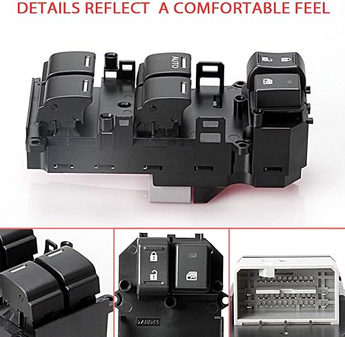 Miniatura 5 de Interruptor de ventana eléctrica del lado del conductor 35750-TB0-H01 para Honda Accord Sedan 2008-2011
