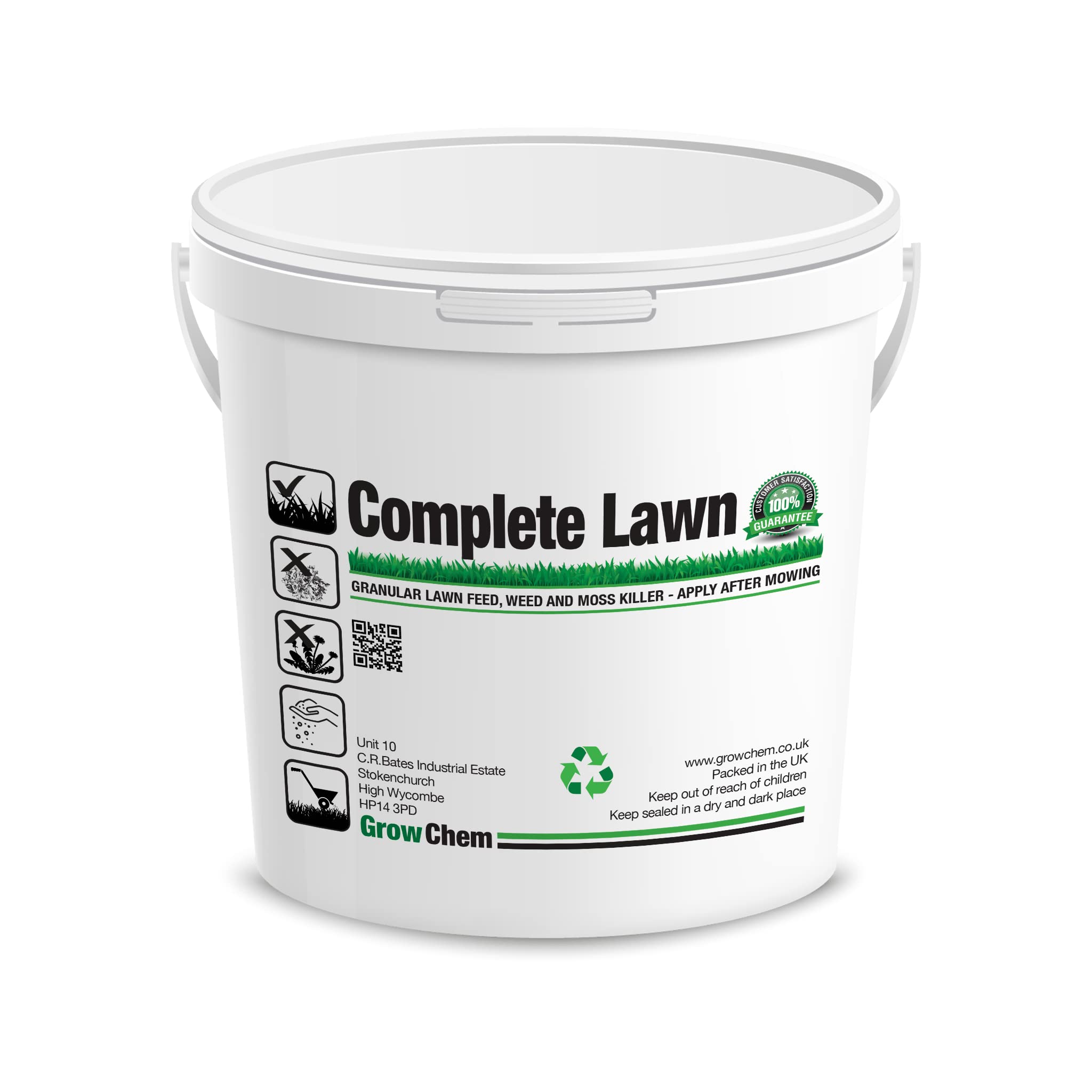 Buy Complete Lawn Fertilizer, 10kg Bucket, Weed and Moss Killer, Mini