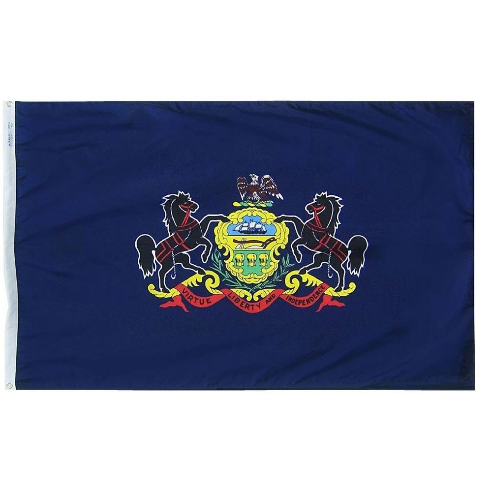 Drapeau Pennsylvanie résistant aux UV grand format 4x6 pieds Annin