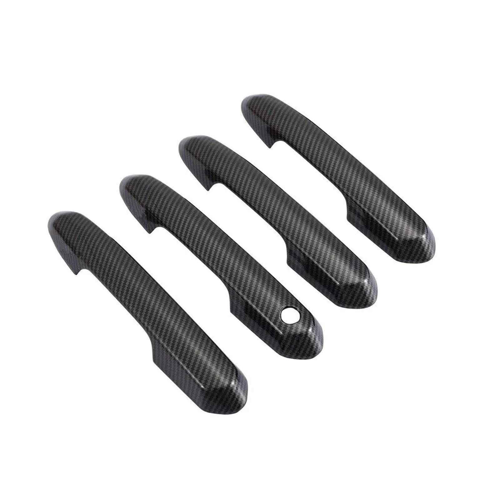 YOUZKA Handle Protective Carbon Fiber Car Door Handle Bowl Cover Decor Sticker Styling Accessories for Highlander for Kluger 2020 2021 2022(Carbon 0 Sensor)