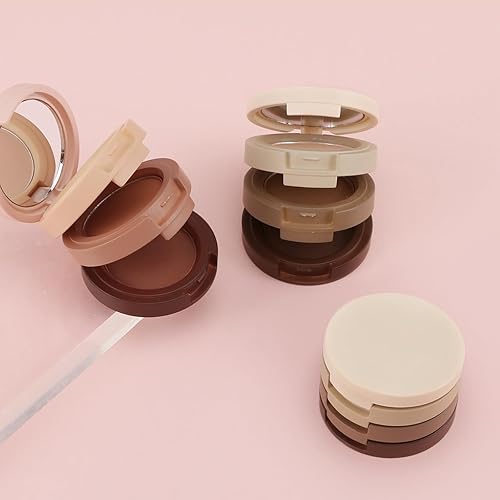 Miniatura 6 de Apooliy Paleta de sombras de ojos de 3 colores, ultra pigmentada de larga duración, mate y brillante, maquillaje de ojos encantador con reflejos 2.8