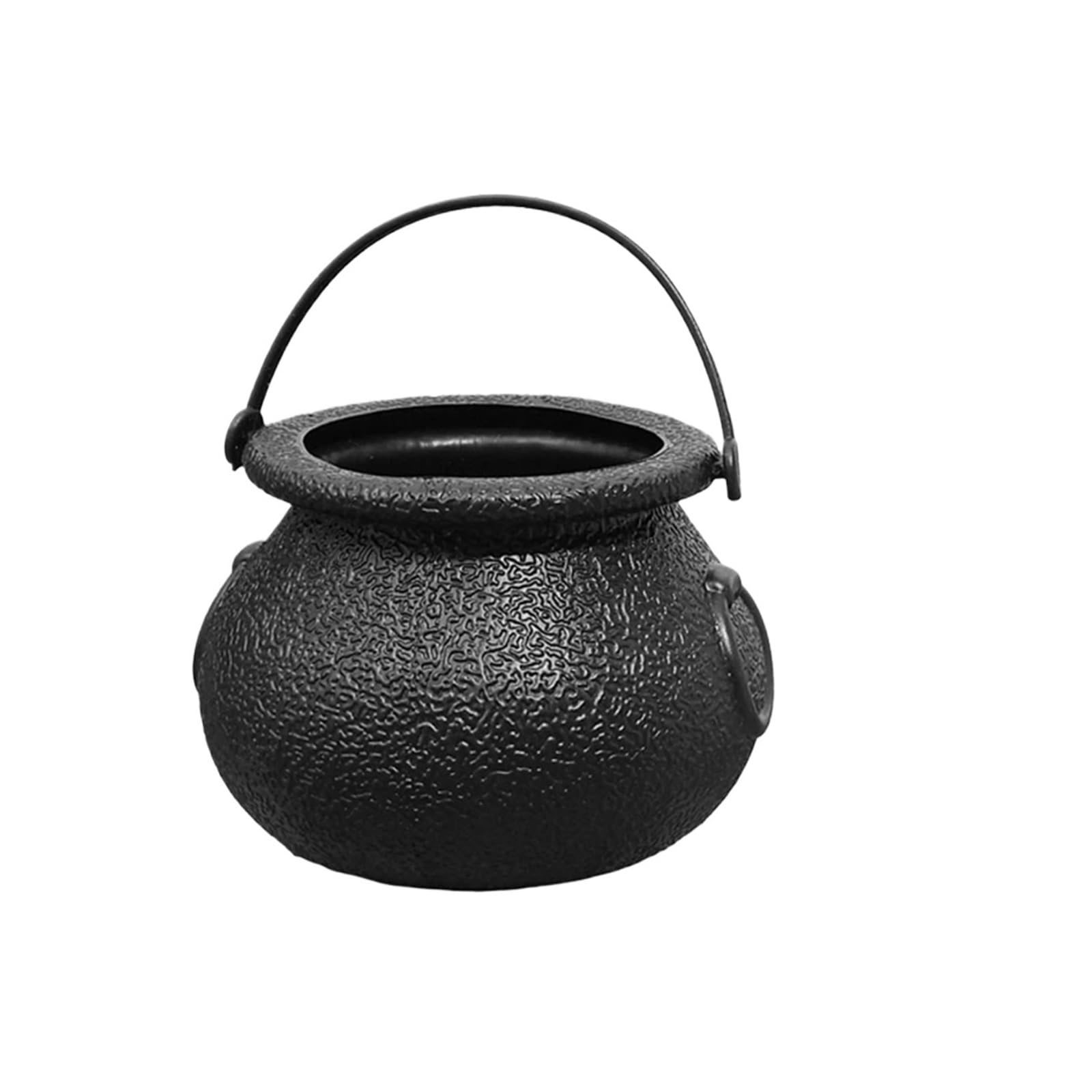 SZAJDSNMURB Halloween Plastic Candy Bucket Pot, Cauldron Candy Bowl Holder