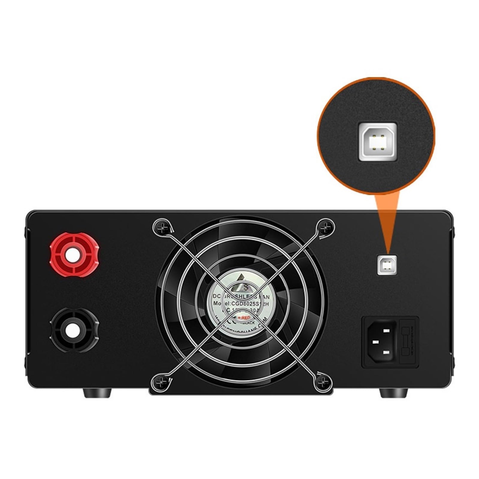 Fuentes de alimentación de CC programables R-SPS2005-232 Fuente de alimentación regulada de CC Ajustable, Fuente de alimentación de Alto Voltaje de 200 V 5 A(R-SPS2005-USB)