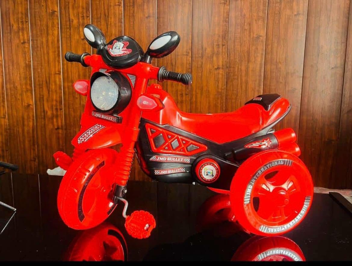 See full amazon price history chart for DABULL Kids Bullet Bike Trike Cycle Backrest And Comfortable Seat Ride-On Bike Pedal Bike Tricycle Big Wheels With Musical Horn Lights Vehicle Cycle Bigmotormotorcycle For Girl & Boy 1-5 Years (Red) DABULL Kids Bullet Bike Trike Cycle Backrest And Comfortable Seat Ride-On Bike Pedal Bike Tricycle Big Wheels With Musical Horn Lights Vehicle Cycle Bigmotormotorcycle For Girl & Boy 1-5 Years (Red) (B0D5QWJ36R) Amazon Price History, Amazon Price Tracker