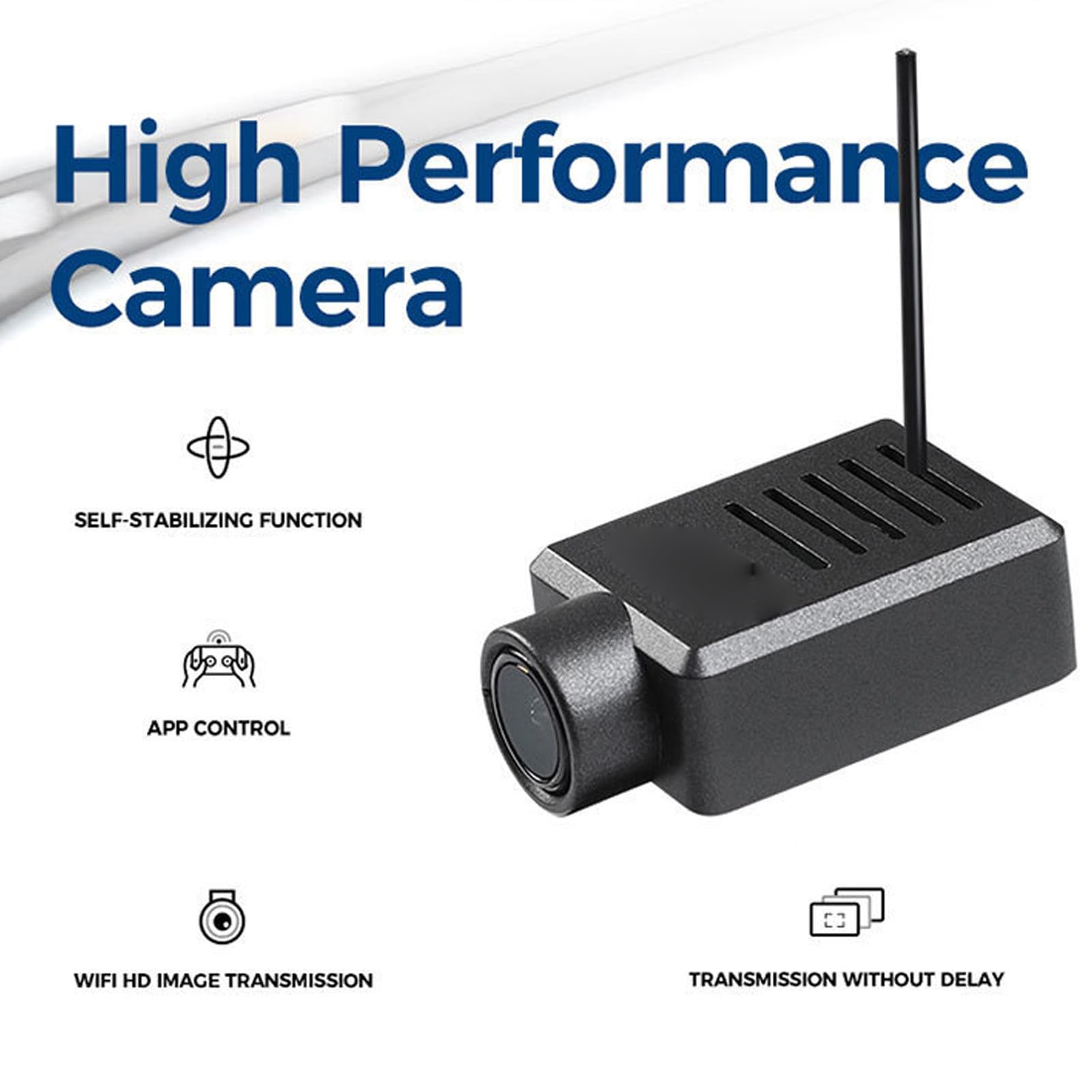 Sxhlseller Auto Radiocomandata con Telecamera HD, WiFi FPV e Controllo Tramite App, 2.4G, 3 Velocità, per Gioco e Intrattenimento