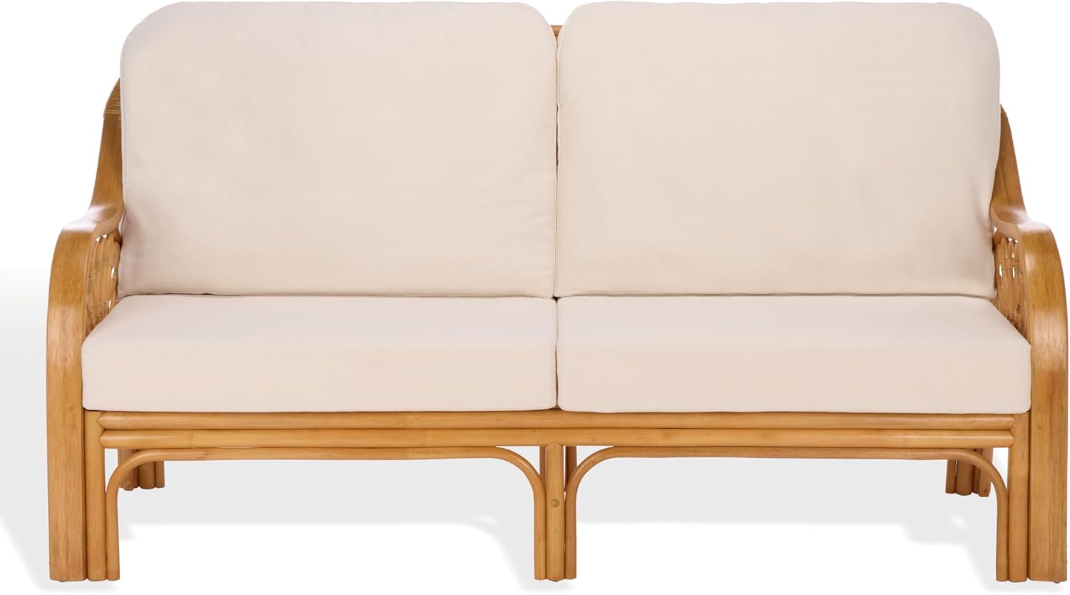 SAFAVIEH Isaias Rattan Loveseat Review: Best for Sunrooms & Enclosed Garden Patios