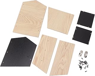 Wooden Bat Houses for Outdoors Kit Bat House Bat Box Double Chamber Wooden Waterproof Windproof Bat Box Easy for Bats to Land and Roost