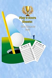 Play Nine Score Sheets: The Ultimate Golf & Card Game Scorekeeper – Track 120 Rounds: Golf Scorebook,Play Nine Game
