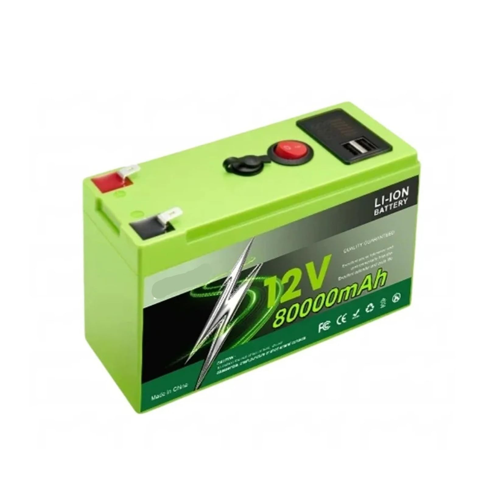 Capacidad De La Batería Del Fosfato Del Hierro Del Litio De 150AH 12V LiFePO4 Alta