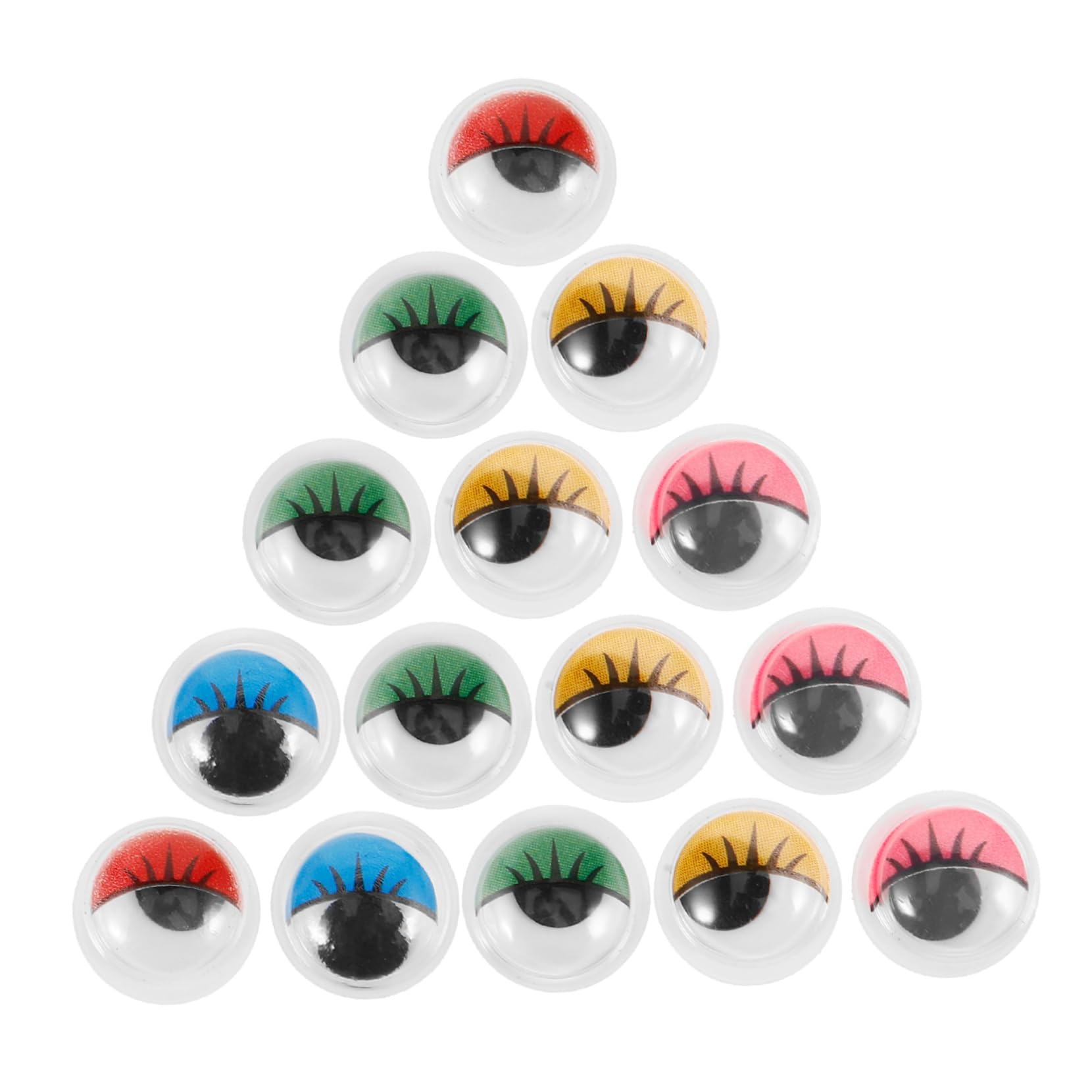 Housoutil 200pcs Eyes Doll Eyes Supplies Safety Eyes Eyes for Crafting Large Craft Eyes Crafts for Eyes Blue Eyes for Soft Eyeballs Colored Plastic Colorful