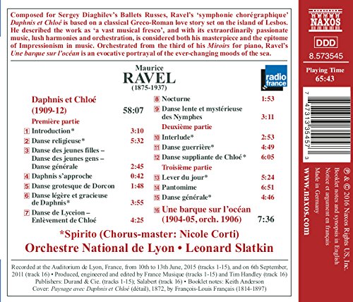 Image secondaire de Œuvres Orchestrales/Volume 4/Daphnis et Chloe/Une Barque sur l Océan