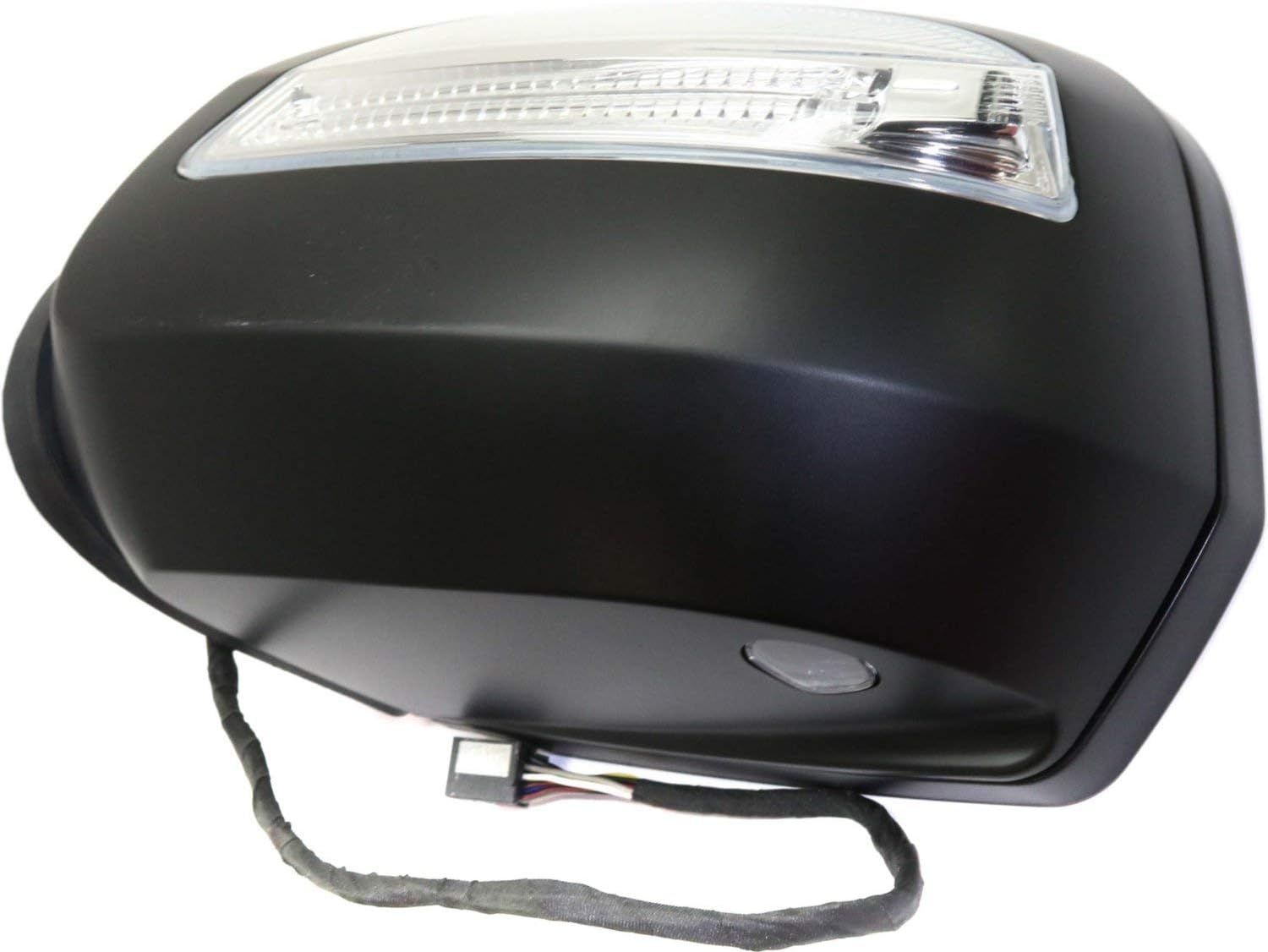 Kool Vue Driver Side Power Heated Mirror for Mercedes Benz ML350 GL450 GL550 ML550 ML63 AMG 2009-2010 Manual Fold With Signal Light & Puddle Lamp; Without Memory Paintable