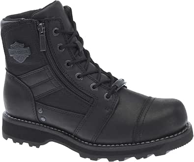 Bottes Moto Harley Davidson Pour Homme - Taille 11 US - Cuir Noir - Style Biker