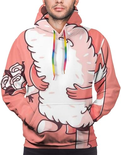 Sudadera con Capucha de Color salmón Sushi para Hombre Sudadera de Manga  Larga con Capucha Sudadera Informal con Bolsillos Grandes, Talla XL:  Amazon.es: Ropa