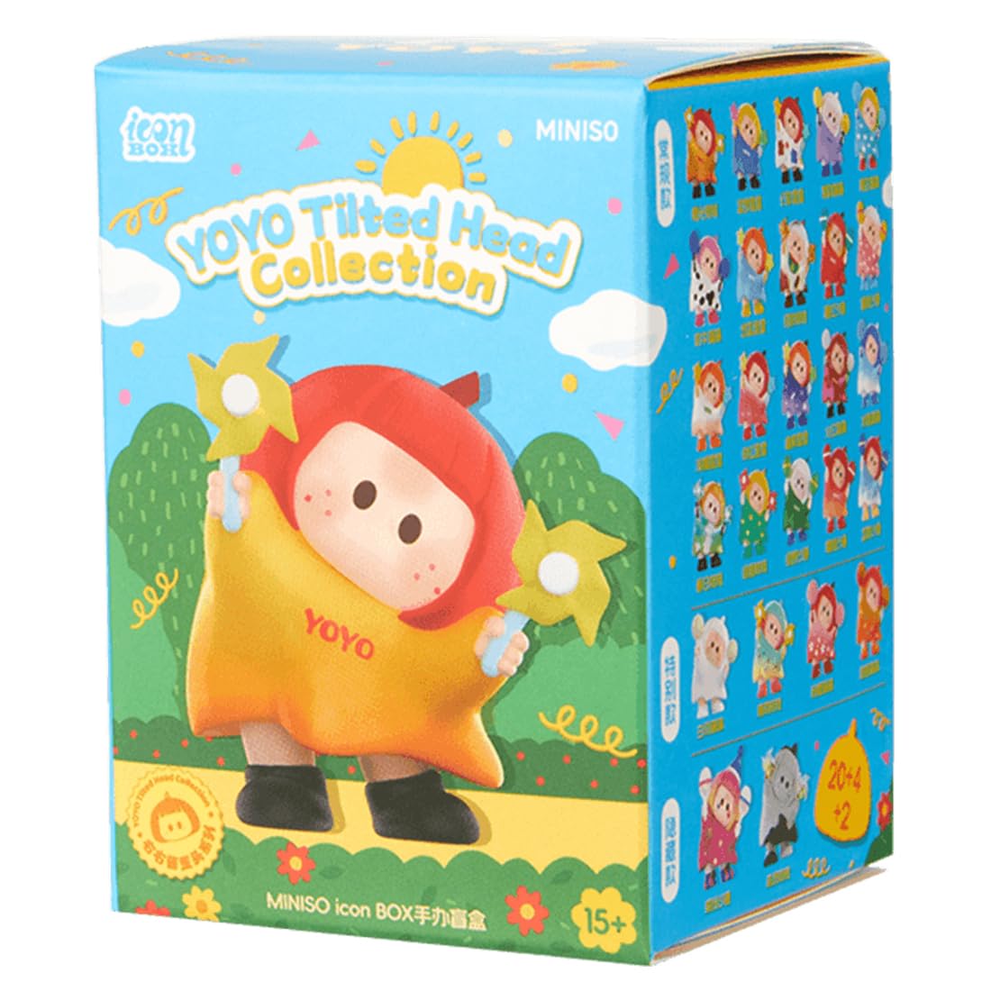 Amazon.com: MINISO YOYO Cute Head-Tilting Blind Box Figurine