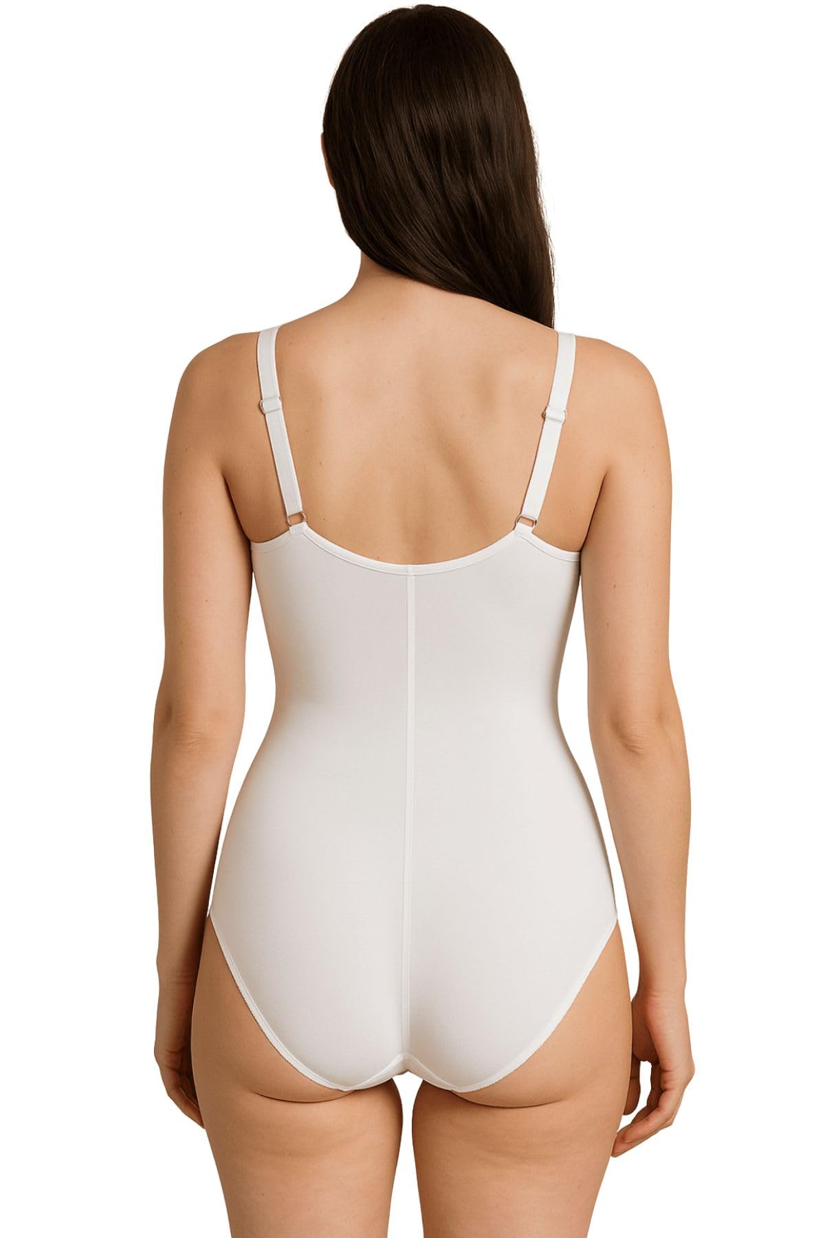 LADY·C MICROFIBRA DOPPIATA - Body Coppe Preformate Senza Cuciture – Coppa B – Contenitivo e Confortevole