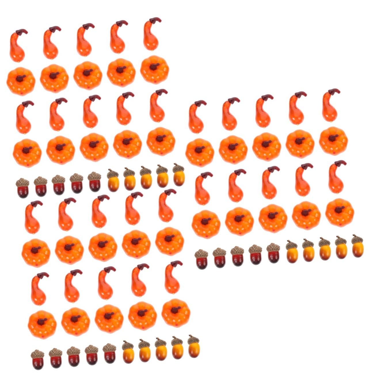 Calabazas falsas y bellotas PRETYZOOM que no se pudren para decorar fiestas de Halloween