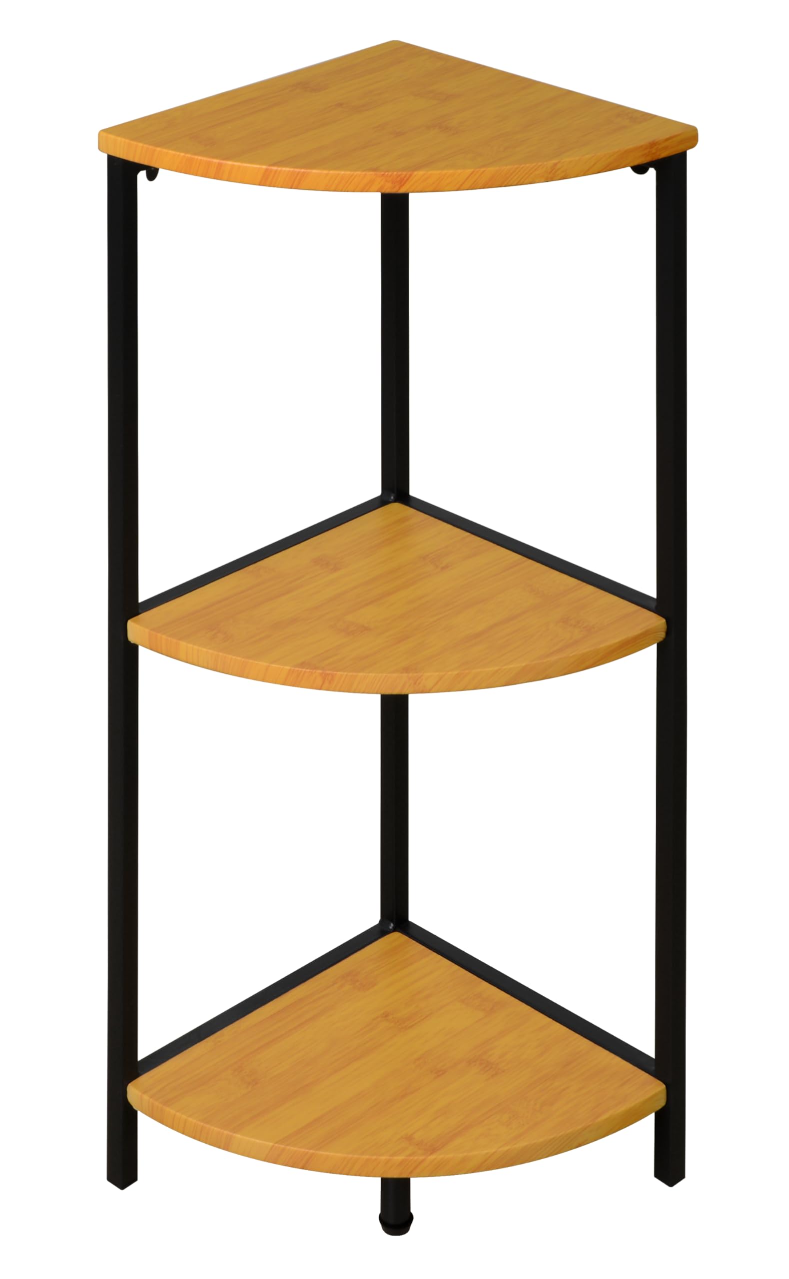 spot on dealz Corner Shelf 3-Tier Storage Shelves Small Bookshelf Corner Storage Unit Space-Saving Shelf Home Organization Display Shelves Compact Bookshelf Corner Shelving Unit Decorative Shelves