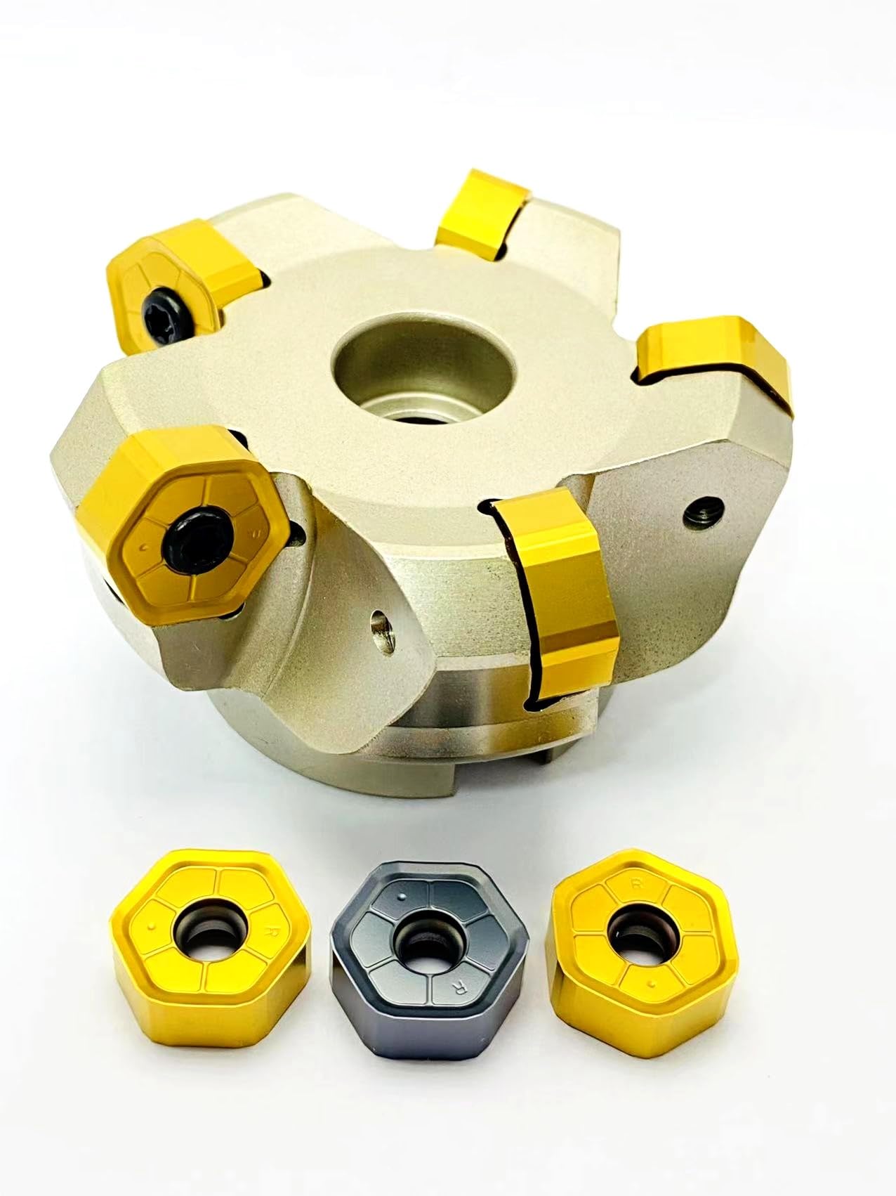 HNGX0906ANSN HNGX0945 Disco fresa ad avanzamento rapido 50mm 63mm 80mm 100mm per HNGX0906 lama in lega dura per tornio CNC a doppia faccia Utensili Per Tornio(HNGX09R-63-22-5T)