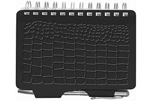 Wellspring Password Book In Croc Black