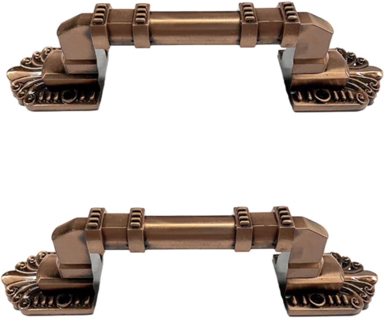 Htlcdz 160Mm Red Bronze Closet Knob 2 Pack Retro Brass Sliding Door Exposed Mounted Handle Zinc Alloy Wooden Door Handle 96Mm Gold(160Mm Red Bronze)