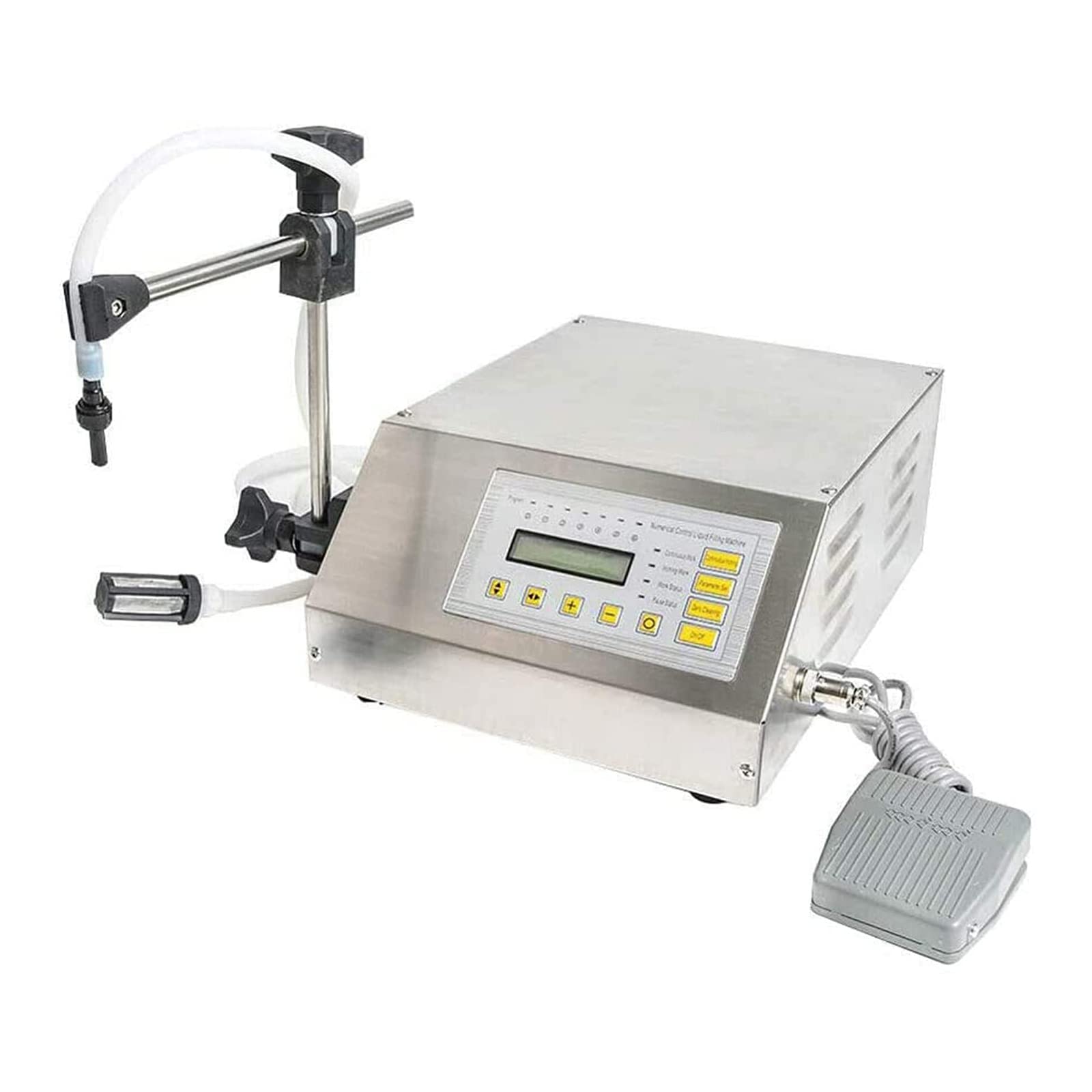 Automatischer Flaschenfüller, Schlauchpumpen-Abfüllmaschine, Hochpräzise, Leicht Zu Reinigende Digitale Flüssigkeitsabfüllmaschine Aus Edelstahl, Für Saft, Lebensmittel Und Getränk