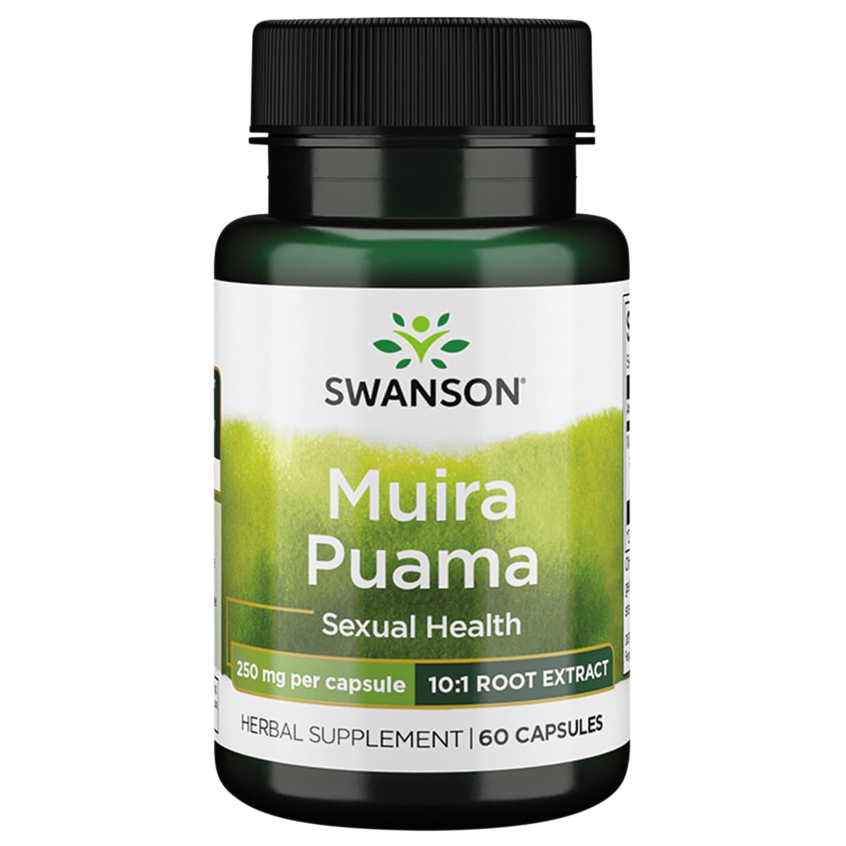 Swanson Muira Puama 10:1 Extract 250 mg, 60 Capsules