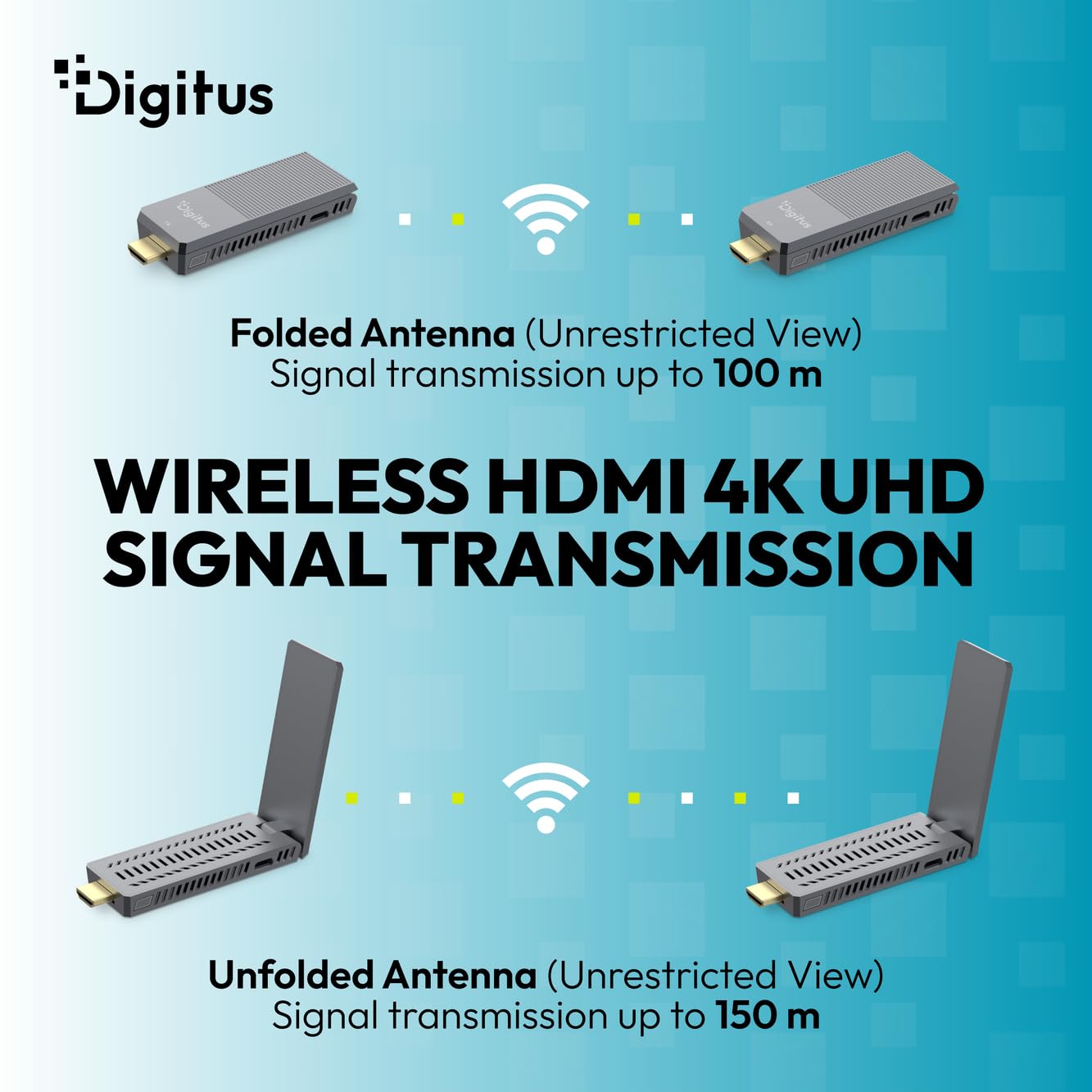 Digitus Wireless Hdmi Extender Set Bis 150m 4k/60hz (dS-55359)