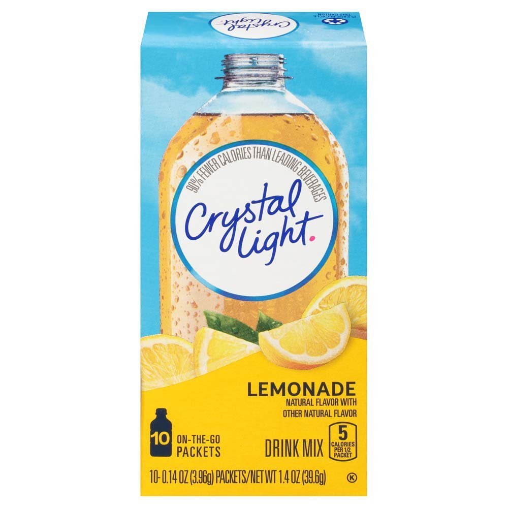 Buy Crystal Light Lemonade Naturally Flavored Powdered Drink Mix (120