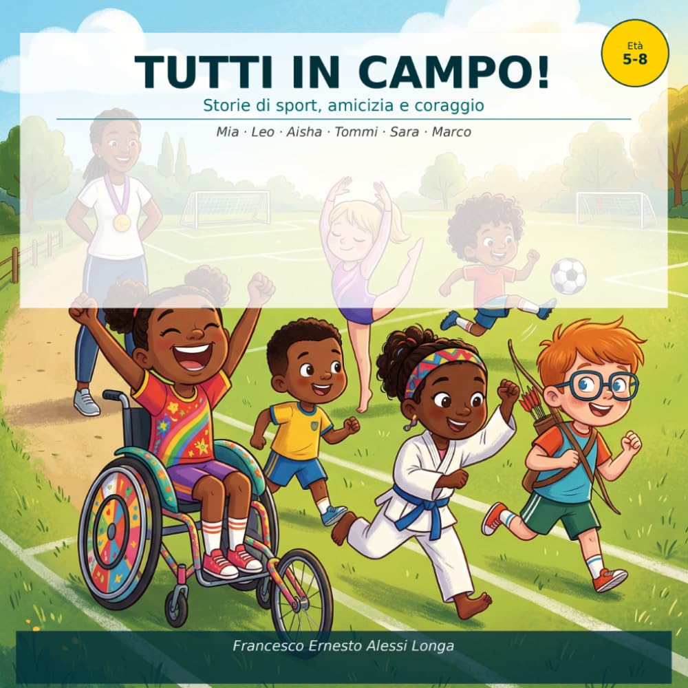Tutti in campo! Storie di sport, amicizia e coraggio: Il libro illustrato che insegna ai bambini che lo sport è per tutti