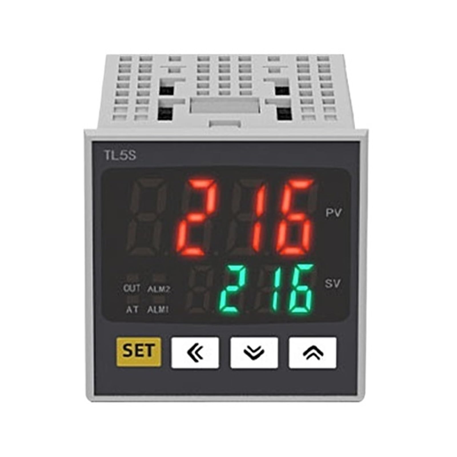 Muilt Input SSR+Relay 4-20mA Output PID Digital Display Temperature Controller Instrument 110VAC to 240VAC(72x72 4-20mA 1ALM)