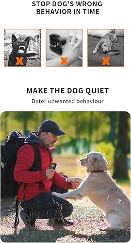 Miniatura 5 de FABULAZA Dispositivo ultrasónico recargable antiladridos disuasorio para perros  Solución humana y eficaz para ladridos excesivos  Portátil y