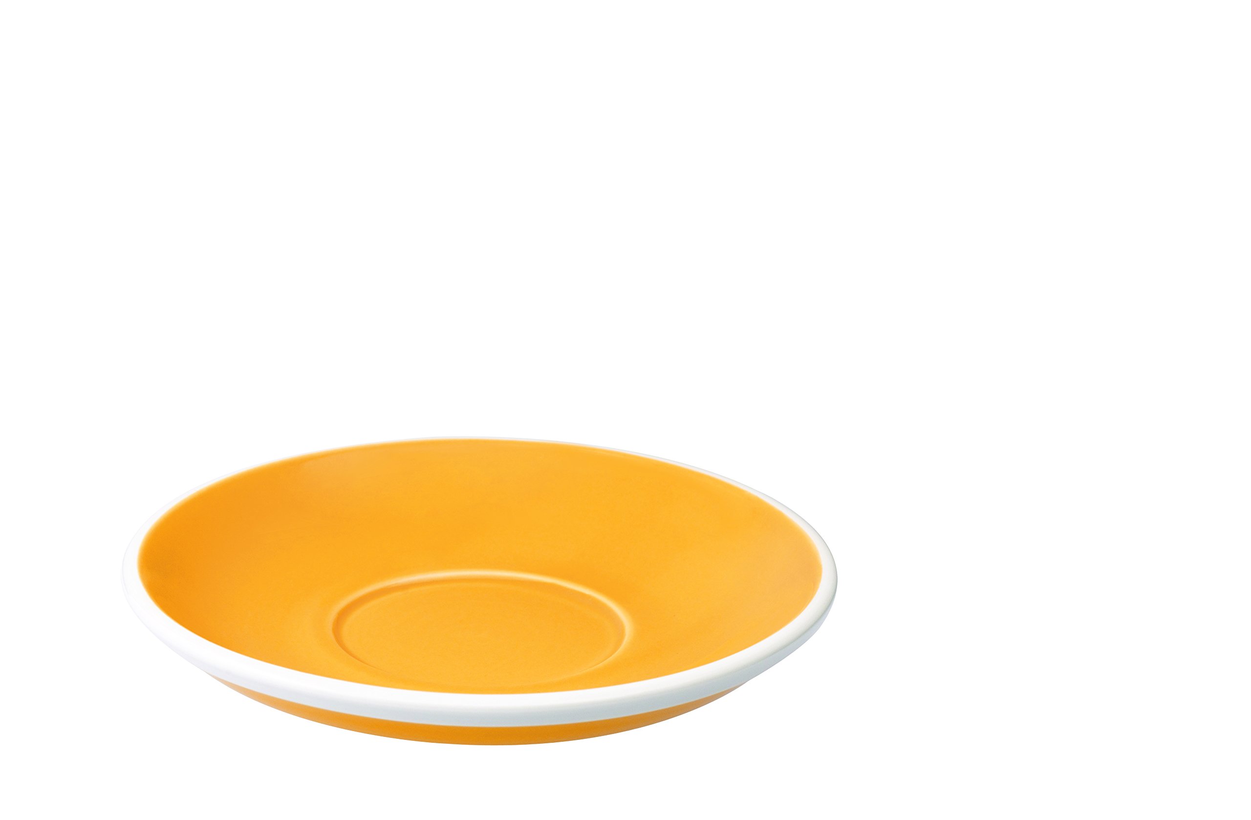 LOVERAMICS Egg 15.50cm Café Latte Saucer Yellow