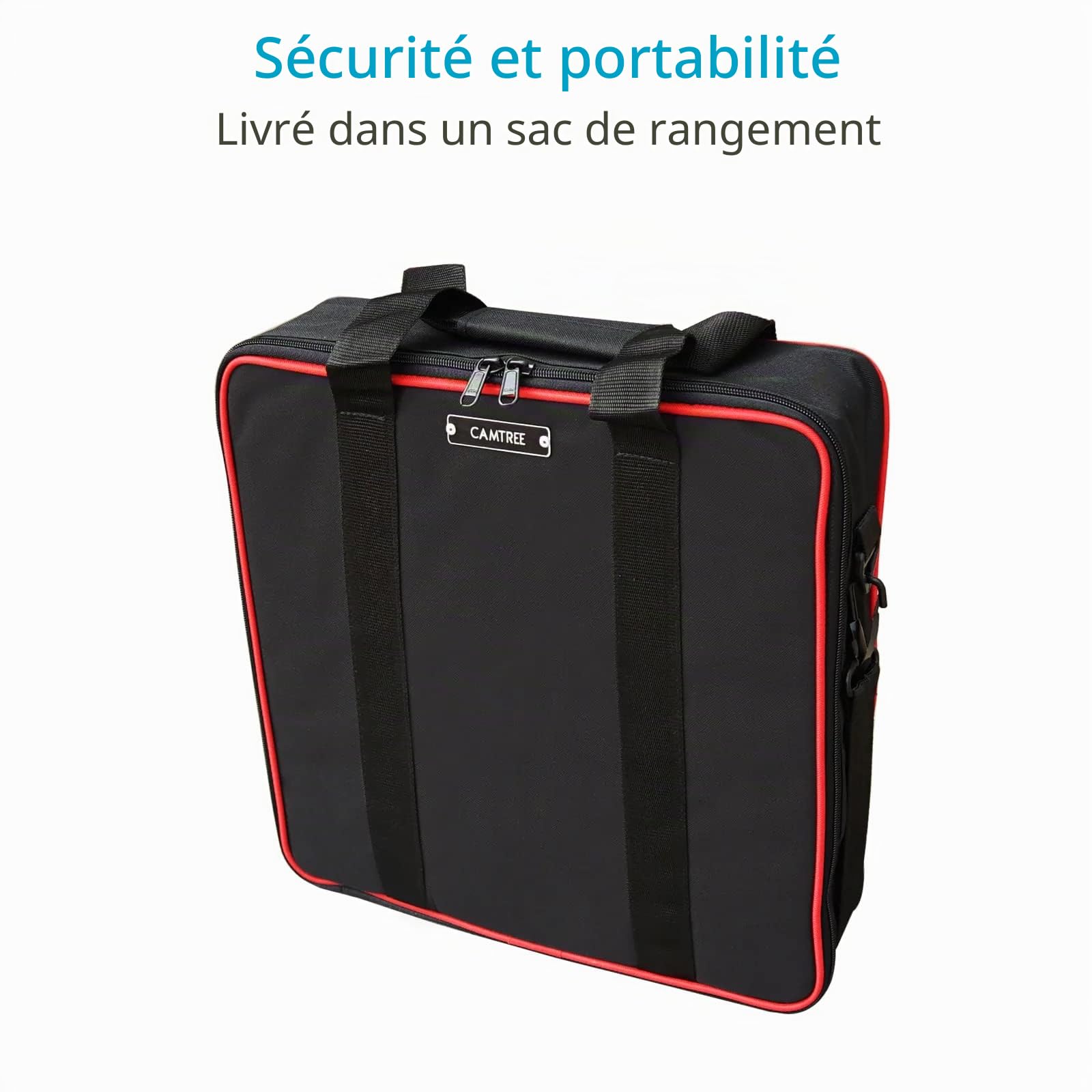 Camtree G-51 :Support à Ventouse pour caméra avec Verrouillage Rapide, 20kg | 3 ventouses industrielles pour surfaces planes ou courbes ;rotule réglable sans outil ;câbles de sécurité inclus