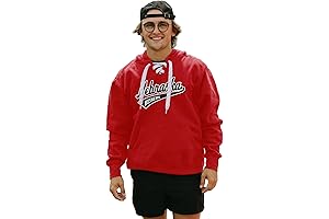 NCAA Officially Licensed Lace Up Pullover Hoodie with Applique