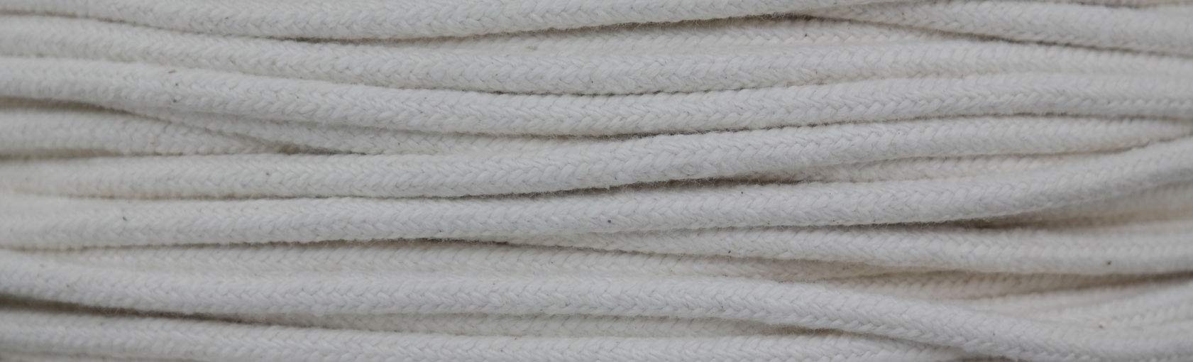 Gepotex Corda In Cotone Intrecciato | Diametro 6 Mm, Lunghezza 50 Metri | Morbida, Non Trattata, Made In Germany