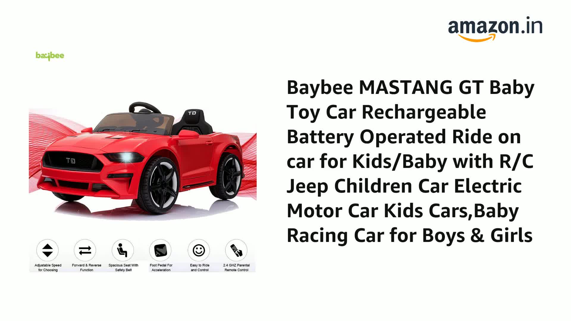 baby car price amazon