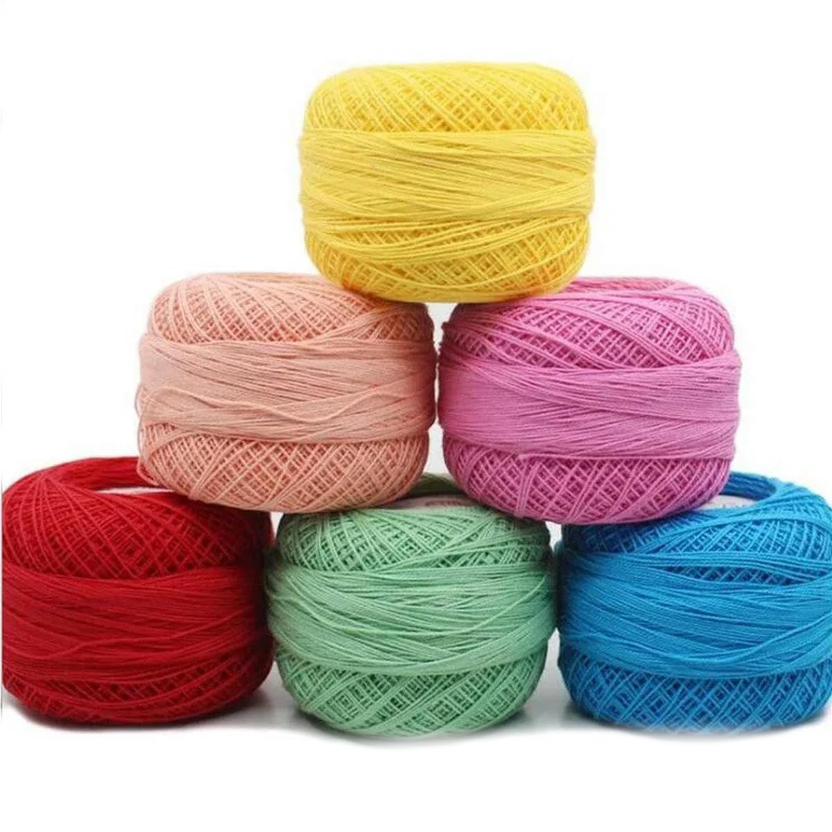 Przędza 50 g 2ply DIY cienka koronka szydełkowanie bawełna ręcznie robione nici do maszyny do szycia