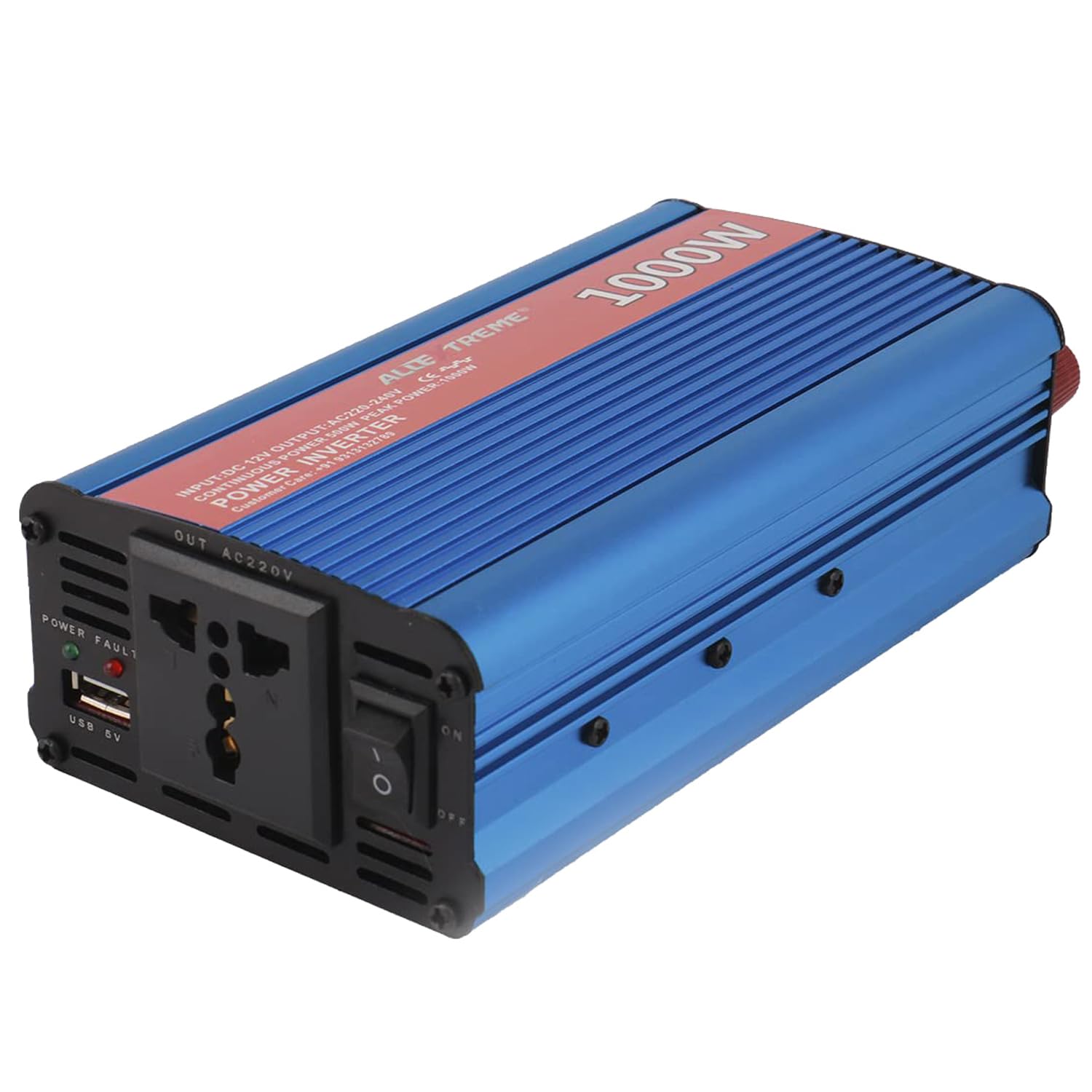AllExtreme EXPINT01 1000W Heavy Duty Portable Power Inverter 1 USB Port Charging DC to AC Output Socket With Cooling Fan For Laptop Smartphones Lights Car Gadgets Camping Equipment Vehicle Electronics-picture-35
