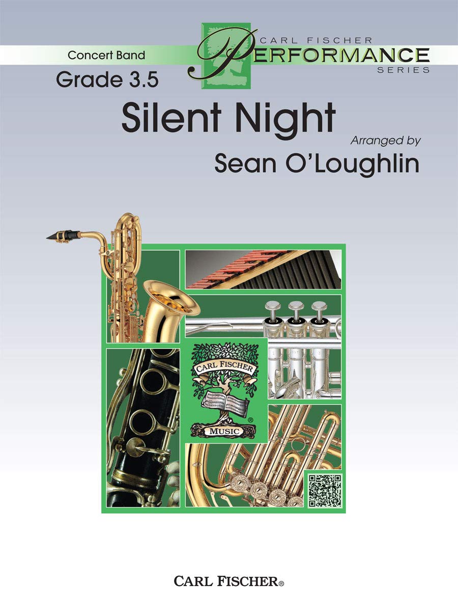 Silent night concert band/harmonie/fanfare-partition+parties separees