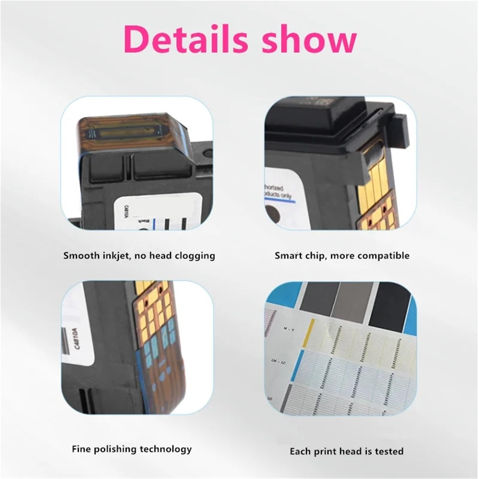 Głowica Druku C4810A C4811A, Kompatybilny Z HP DesignJet 500 510 800 1000